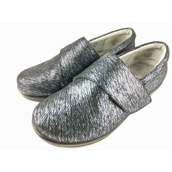 Alegria Size 36 W 6-6.5 W Blue Metallic Hook Loop - Picture 3 of 11